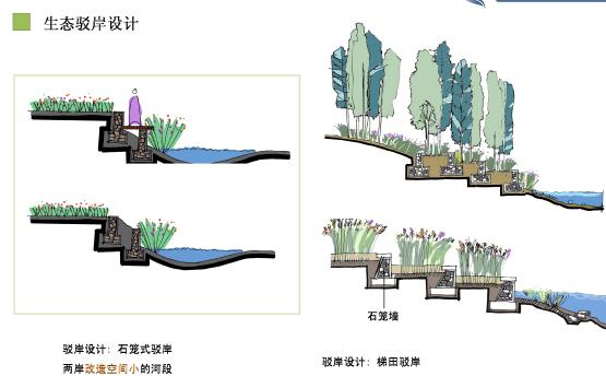 河道生态设计,总体设计分析);三 实施过程中遇到的难瞪驳岸图片