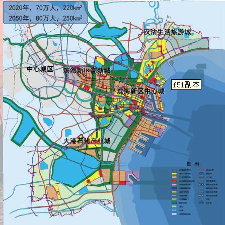 天津北部新区规划图