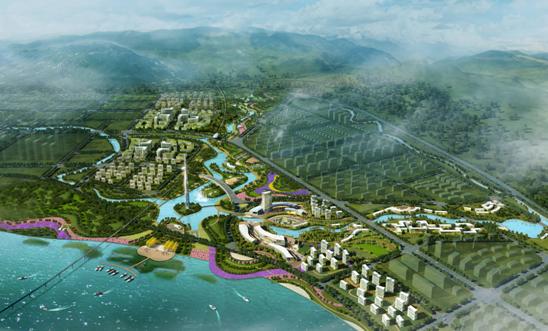 遂宁河东新区东湖城市公园整体规划2011德国ecs
