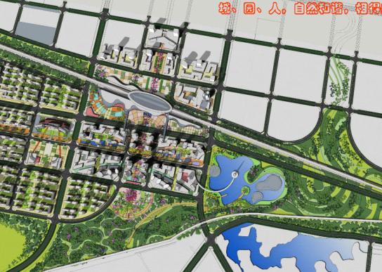 重庆荣昌县城北部黄金坡组团城市设计2010