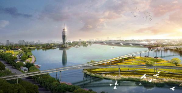 苏州市高铁新城片区环秀湖景观方案设计投标