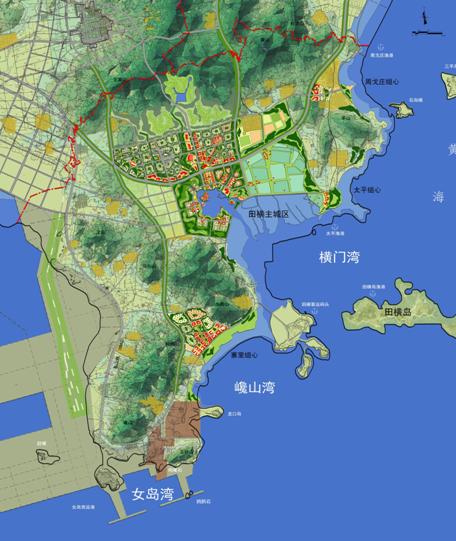 青岛即墨市田横主城区概念性城市设计2011