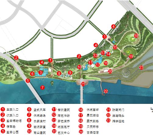 天津生态城永定洲文化主题公园——aecom