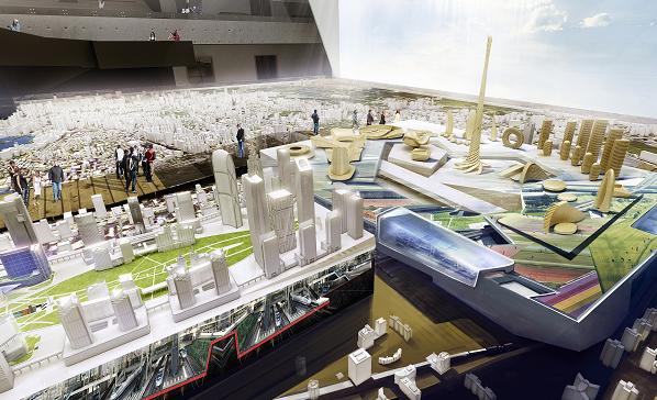 广州市城市规划展览馆核心大型模型区概念方案2012——水晶石