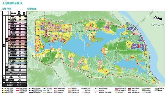 黄石大冶湖生态新区概念性总体规划及重点地区城市设计