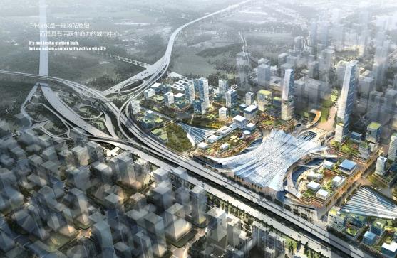 深圳西丽高铁综合交通枢纽地区城市设计2020