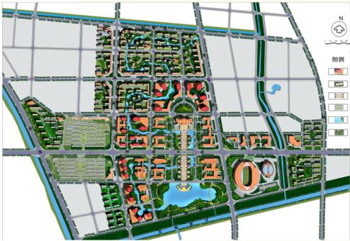 2020定陶区城市规划图,菏泽未来10年规划图 定陶县新区中心地区城市设计