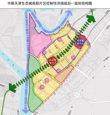 中新天津生态城南部片区控制性详细规划