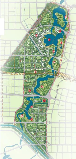 郑州西流湖片区景观规划2010——泛亚国际