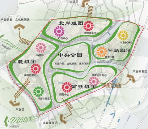重庆两江新区龙盛片区中心区城市设计——中规院