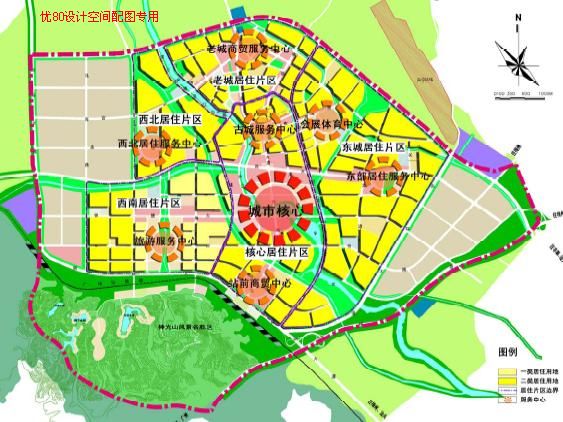 广东兴宁城市总体规划修编制概念规划设计图片