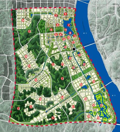 株洲湘江新城分区规划及核心区城市设计评审稿2011中规院