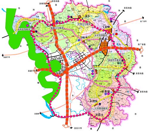 武胜县城乡统筹发展试验区规划——清华规划院图片