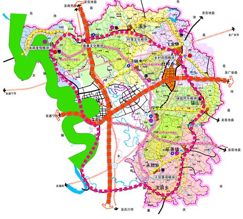 武胜县城乡统筹发展试验区规划—清华规划院
